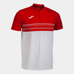 POLO JOMA  SMASH  BLANCO ROJO