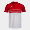 POLO JOMA  SMASH  BLANCO ROJO