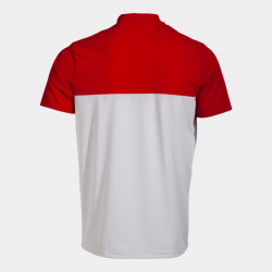 POLO JOMA  SMASH  BLANCO ROJO