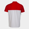 POLO JOMA  SMASH  BLANCO ROJO